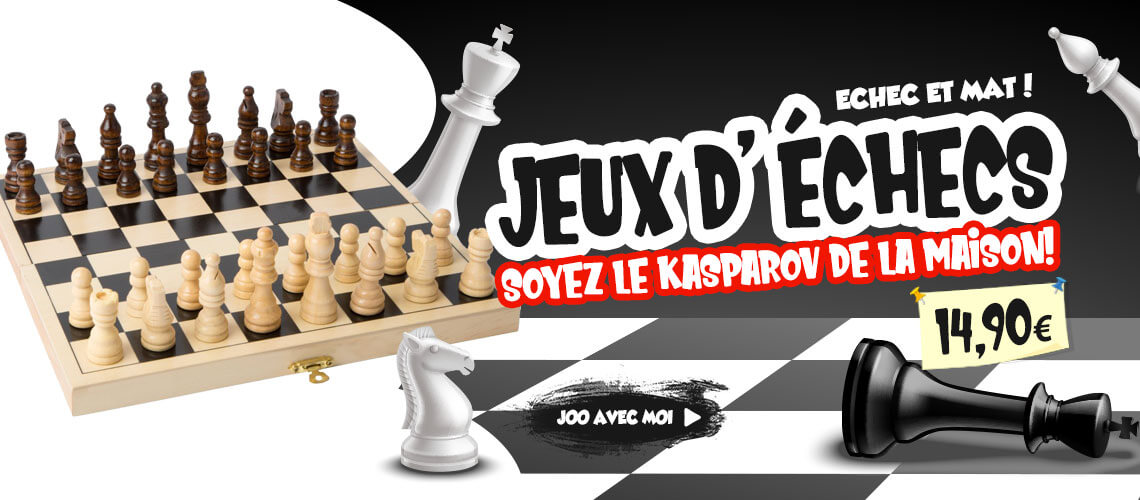 Jeux d'échecs en bois bois